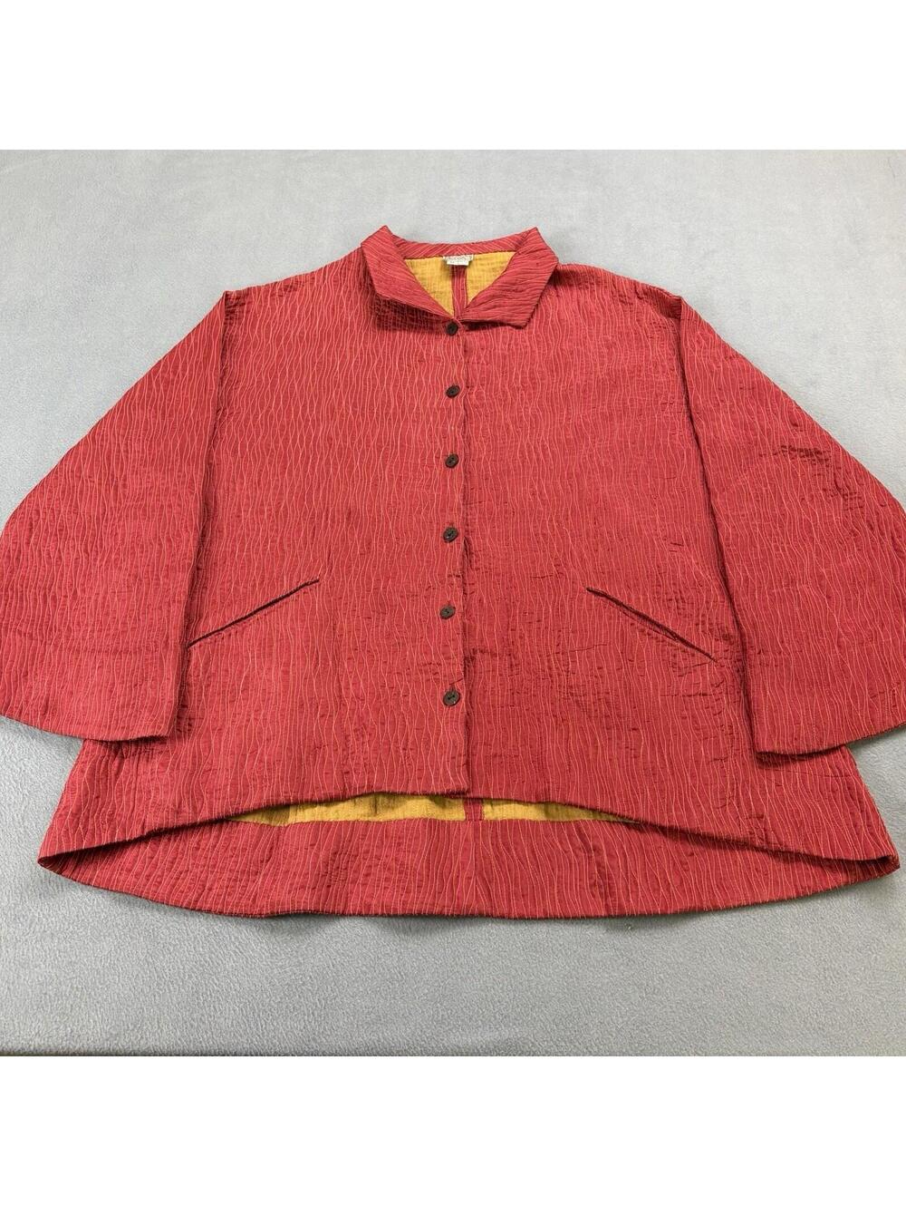 Nerru Kumar Embroidery Silk Women’s Size Medium Red